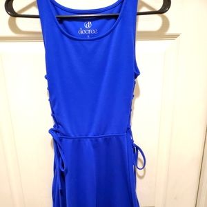 Decree dress with lace up sides size Small